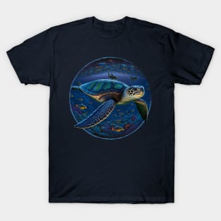 Sea Turtle Art T-Shirt